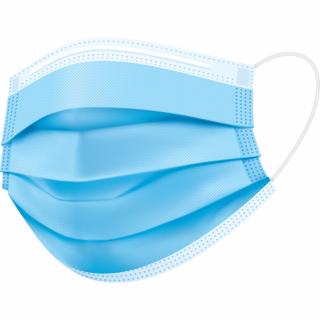 Ironwear Blue Disposable 3-Ply Face Mask - 50/Box